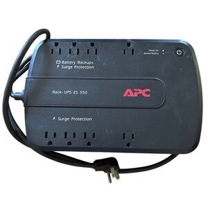 APC Battery Back Surge Protector UPS ES 550 8 Outlets-No Battery